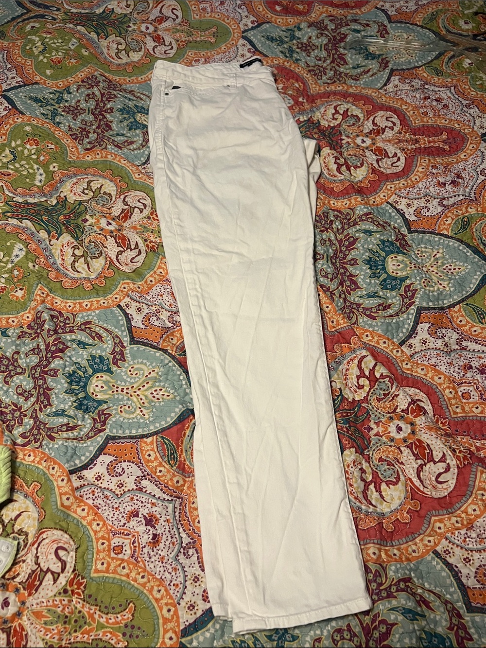 Dear John White Straight-Leg Women's Pants